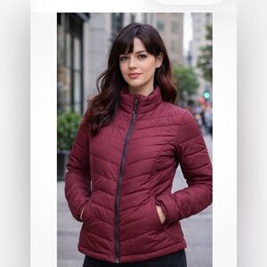 DSG Puffer Jacket Maroon-Women’s Medium